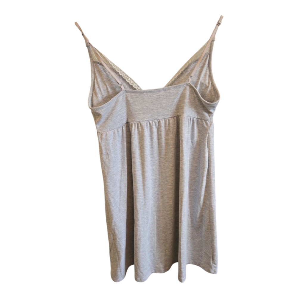 LC Waikikki PURE SECRET Gray Lace Trim Nighthgown - Picture 4 of 8